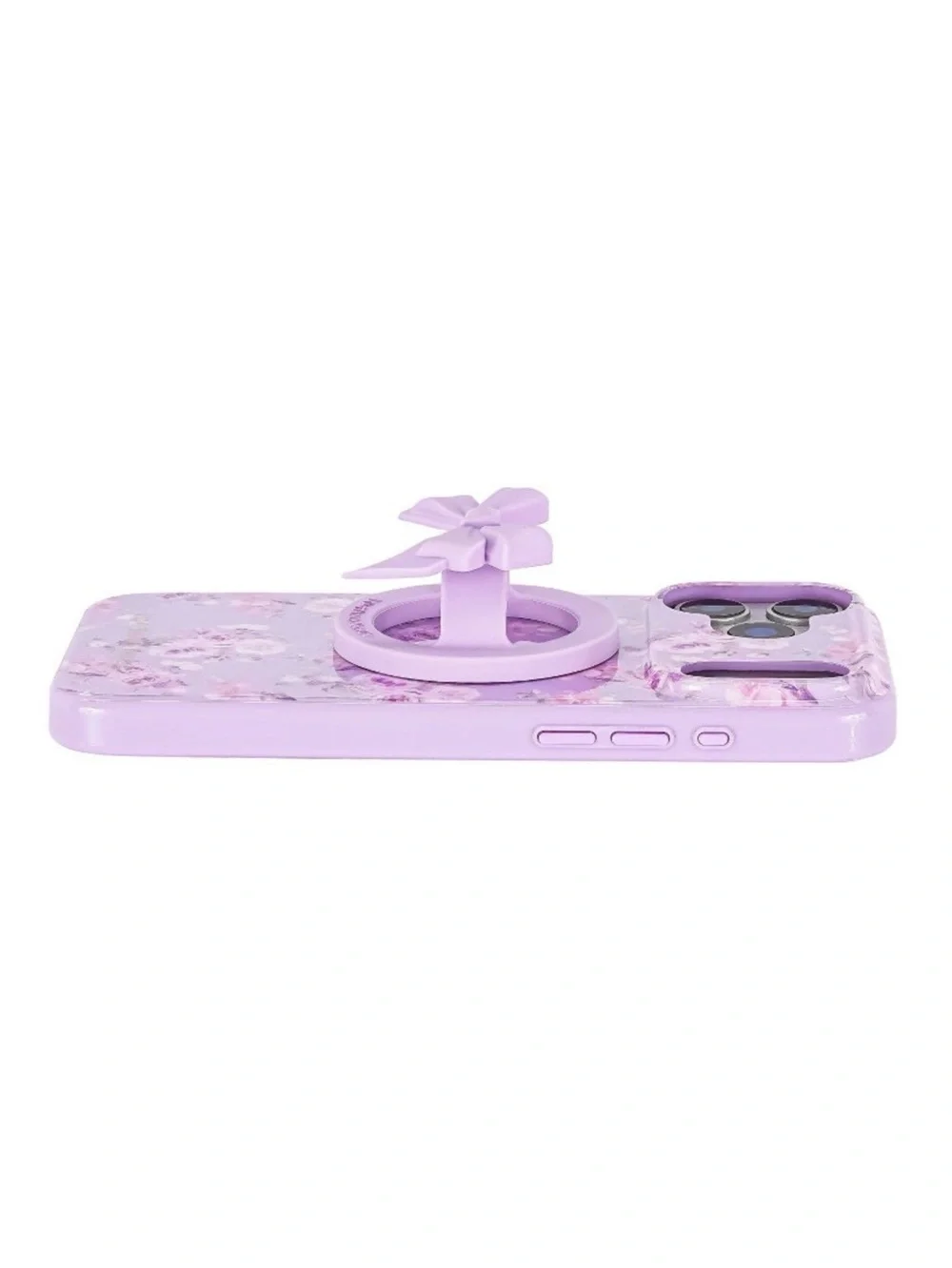 LoveShackFancy x Target - Case-Mate Magnetic Silicone Bow Phone Grip Hibiscus